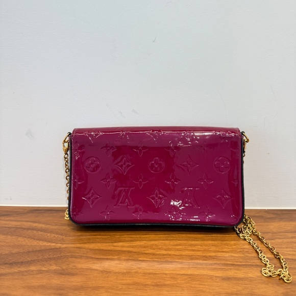 Louis Vuitton Empreinte Pochette Felicie Chain Wallet Dark Red - Picture 7 of 12